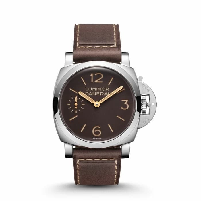 Panerai Luminor 44 Stainless Steel / Tobacco PAM01731 — фото часов Panerai Luminor 44 Stainless Steel / Tobacco PAM01731 — фото часов