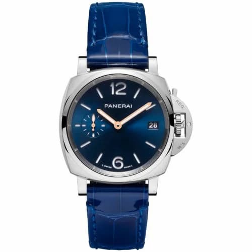 Panerai Luminor Due 38 Automatic Stainless Steel / Blue PAM01273 — фото часов Panerai Luminor Due 38 Automatic Stainless Steel / Blue PAM01273 — фото часов
