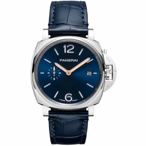 Panerai Luminor Due 42 3 Days Date Stainless Steel / Blue PAM01274 — фото часов Panerai Luminor Due 42 3 Days Date Stainless Steel / Blue PAM01274 — фото часов