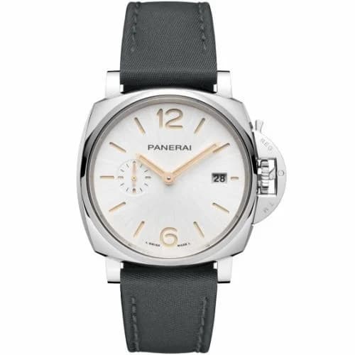 Panerai Luminor Due 42 Automatic Stainless Steel / White / Prada Re-Nylon PAM01428 — фото часов Panerai Luminor Due 42 Automatic Stainless Steel / White / Prada Re-Nylon PAM01428 — фото часов