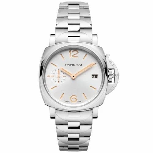 Panerai Luminor Due 38 Automatic Stainless Steel / Silver / Bracelet PAM01508 — фото часов Panerai Luminor Due 38 Automatic Stainless Steel / Silver / Bracelet PAM01508 — фото часов
