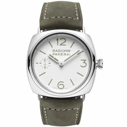 Panerai Radiomir Officine Stainless Steel / White PAM01384 — фото часов Panerai Radiomir Officine Stainless Steel / White PAM01384 — фото часов