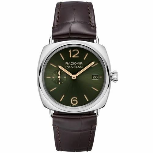 Panerai Radiomir Quaranta Stainless Steel / Green / E-Commerce Exclusive PAM01386 — фото часов Panerai Radiomir Quaranta Stainless Steel / Green / E-Commerce Exclusive PAM01386 — фото часов