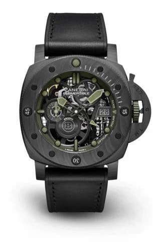 Panerai Luminor Submersible 47 S Brabus Verde Militare Edition PAM01283 — фото часов Panerai Luminor Submersible 47 S Brabus Verde Militare Edition PAM01283 — фото часов