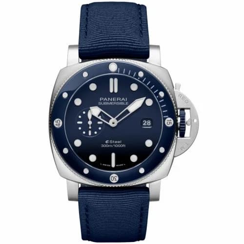 Panerai Submersible QuarantaQuattro ESteel Blu Profondo PAM01289 — фото часов Panerai Submersible QuarantaQuattro ESteel Blu Profondo PAM01289 — фото часов
