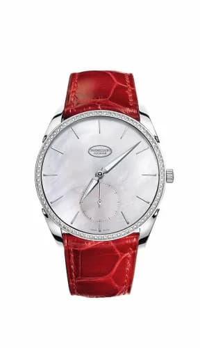 Parmigiani Fleurier Tonda 1950 Sertie White Gold / White MOP / Alligator PFC267-1263300-HA2141 — фото часов Parmigiani Fleurier Tonda 1950 Sertie White Gold / White MOP / Alligator PFC267-1263300-HA2141 — фото часов
