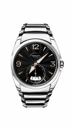 Parmigiani Fleurier Tonda Metropolitaine Stainless Steel / Black / Bracelet PFC273-0001400-B00002 — фото часов Parmigiani Fleurier Tonda Metropolitaine Stainless Steel / Black / Bracelet PFC273-0001400-B00002 — фото часов
