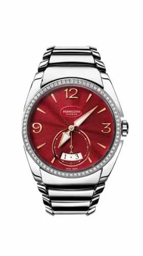 Parmigiani Fleurier Tonda Metropolitaine Stainless Steel / Amarante / Diamond / Bracelet PFC273-0060900-B00002 — фото часов Parmigiani Fleurier Tonda Metropolitaine Stainless Steel / Amarante / Diamond / Bracelet PFC273-0060900-B00002 — фото часов