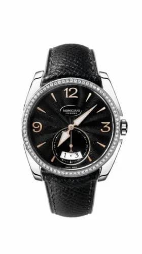 Parmigiani Fleurier Tonda Metropolitaine Stainless Steel / Black / Diamond PFC273-0061400-HE1421 — фото часов Parmigiani Fleurier Tonda Metropolitaine Stainless Steel / Black / Diamond PFC273-0061400-HE1421 — фото часов