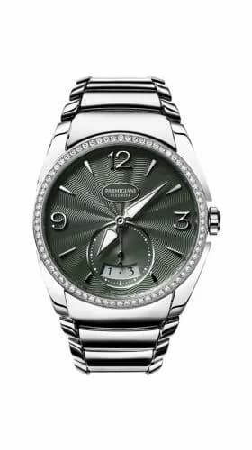 Parmigiani Fleurier Tonda Metropolitaine Stainless Steel / Green / Diamond / Bracelet PFC273-0065600-B00002 — фото часов Parmigiani Fleurier Tonda Metropolitaine Stainless Steel / Green / Diamond / Bracelet PFC273-0065600-B00002 — фото часов