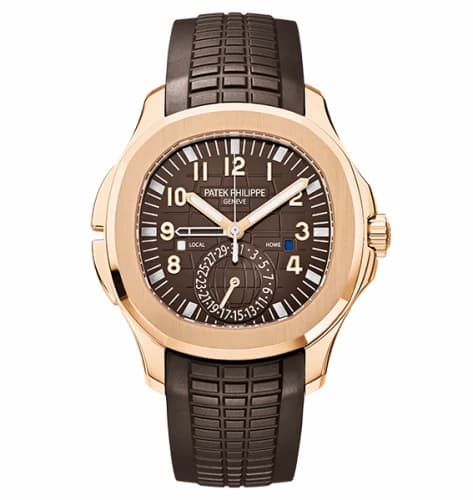 Patek Philippe Aquanaut Travel Time 5164 Rose Gold / Brown 5164R-001 — фото часов Patek Philippe Aquanaut Travel Time 5164 Rose Gold / Brown 5164R-001 — фото часов