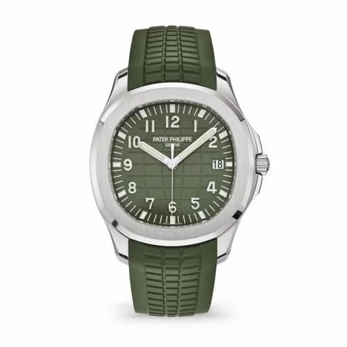 Patek Philippe Aquanaut 5168 White Gold / Green 5168G-010 — фото часов Patek Philippe Aquanaut 5168 White Gold / Green 5168G-010 — фото часов