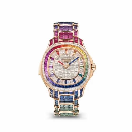 Patek Philippe Aquanaut Luce Minute Repeater Rose Gold - Rainbow / Baguette / Bracelet 5260/1455R-001