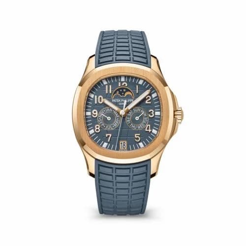 Patek Philippe Aquanaut Luce Annual Calendar Rose Gold / Blue 5261R-001