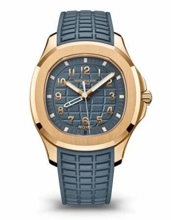 Patek Philippe Aquanaut Travel Time Rose Gold / Blue 5269R-001