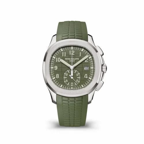 Patek Philippe Aquanaut Chronograph 5968 White Gold / Green / Rubber 5968G-010