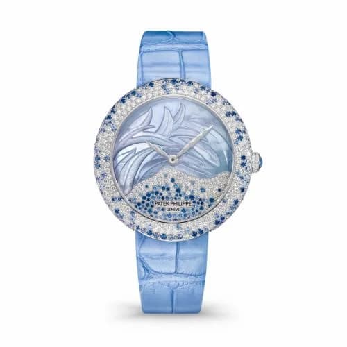 Patek Philippe Calatrava 4899/901G White Gold / Blue 4899/901G-001 — фото часов Patek Philippe Calatrava 4899/901G White Gold / Blue 4899/901G-001 — фото часов