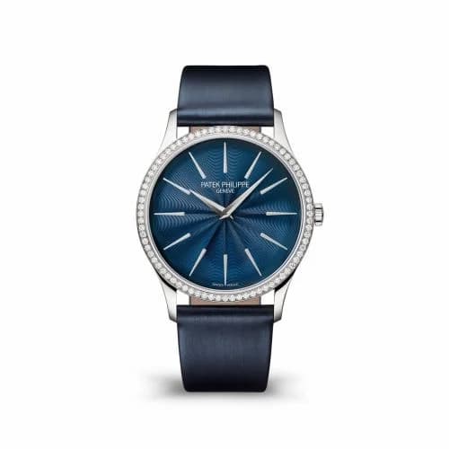 Patek Philippe Calatrava 4997 White Gold / Blue 4997/200G-001 — фото часов Patek Philippe Calatrava 4997 White Gold / Blue 4997/200G-001 — фото часов