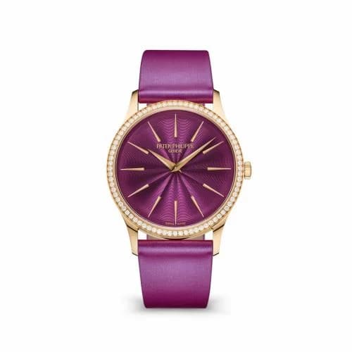 Patek Philippe Calatrava 4997 Rose Gold / Purple 4997/200R-001 — фото часов Patek Philippe Calatrava 4997 Rose Gold / Purple 4997/200R-001 — фото часов