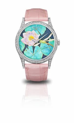 Patek Philippe Calatrava 5077 Water Lilies and Dragonfly 5077/100G-015 — фото часов Patek Philippe Calatrava 5077 Water Lilies and Dragonfly 5077/100G-015 — фото часов