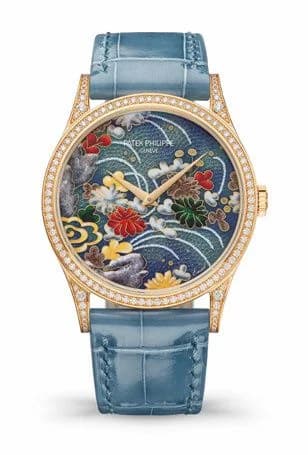 Patek Philippe Calatrava 5077 Kimonos with Floral Patterns 5077/100R-057 — фото часов Patek Philippe Calatrava 5077 Kimonos with Floral Patterns 5077/100R-057 — фото часов