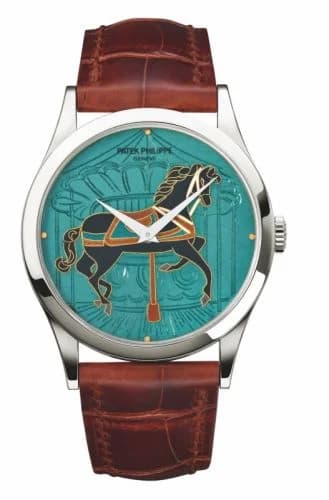 Patek Philippe Calatrava 5077 Carousel Turquoise 5077P-063 — фото часов Patek Philippe Calatrava 5077 Carousel Turquoise 5077P-063 — фото часов