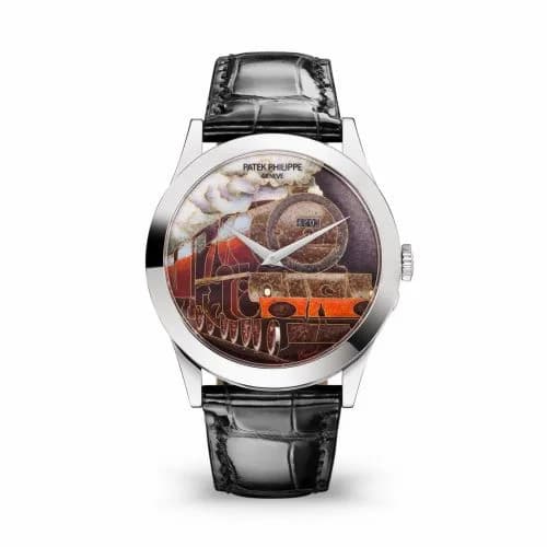 Patek Philippe Calatrava 5089 White Gold / Steam Locomotives 5089G-075 — фото часов Patek Philippe Calatrava 5089 White Gold / Steam Locomotives 5089G-075 — фото часов