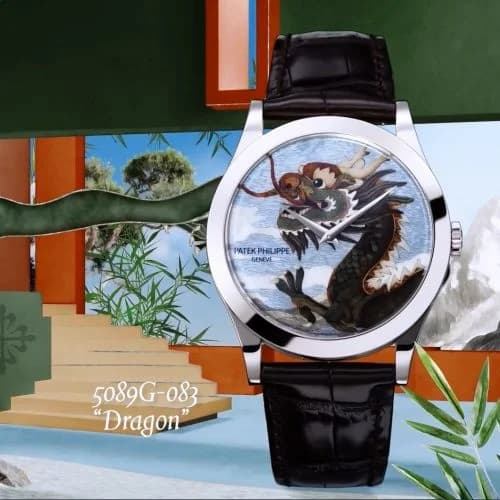Patek Philippe Calatrava 5089 White Gold / Dragon 5089G-083 — фото часов Patek Philippe Calatrava 5089 White Gold / Dragon 5089G-083 — фото часов