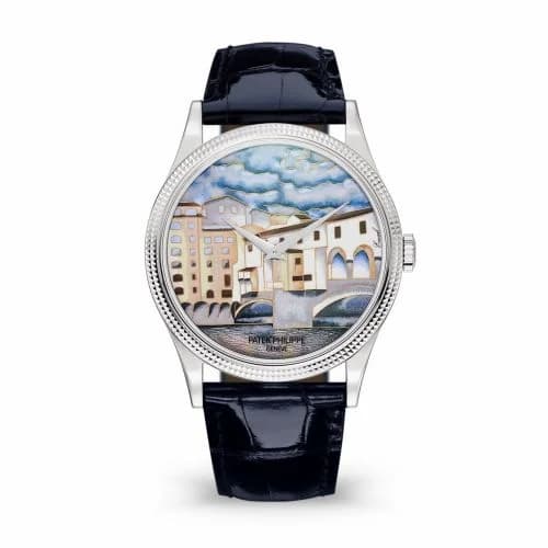 Patek Philippe Calatrava 5177G Italian Scenes / Ponte Vecchio 5177G-011 — фото часов Patek Philippe Calatrava 5177G Italian Scenes / Ponte Vecchio 5177G-011 — фото часов