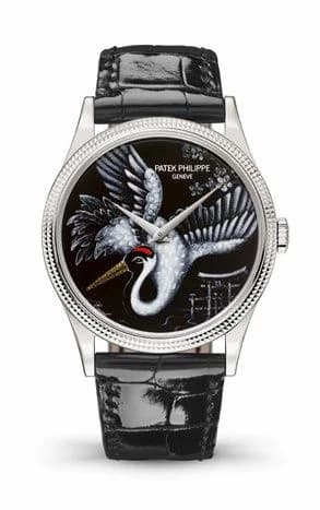 Patek Philippe Calatrava 5177 Red-Crowned Cranes 5177G-034 — фото часов Patek Philippe Calatrava 5177 Red-Crowned Cranes 5177G-034 — фото часов