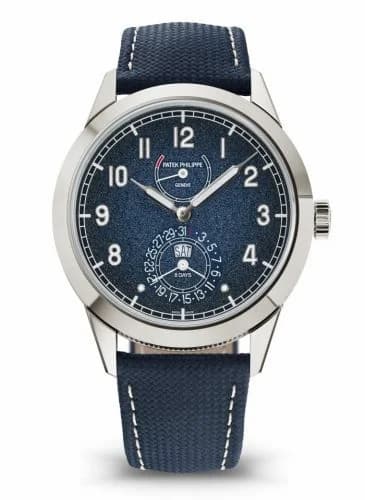 Patek Philippe Calatrava 8-Day White Gold / Blue 5328G-001