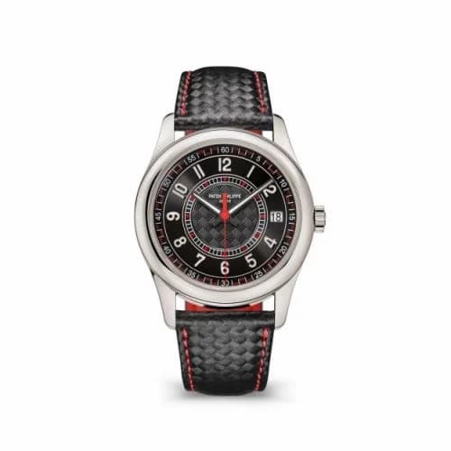 Patek Philippe Calatrava White Gold / Black - Red 6007G-010 — фото часов Patek Philippe Calatrava White Gold / Black - Red 6007G-010 — фото часов