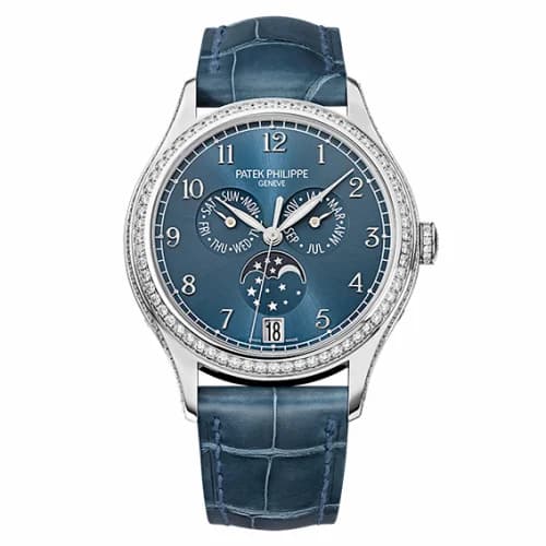 Patek Philippe Annual Calendar 4947 White Gold / Blue 4947G-001 — фото часов Patek Philippe Annual Calendar 4947 White Gold / Blue 4947G-001 — фото часов