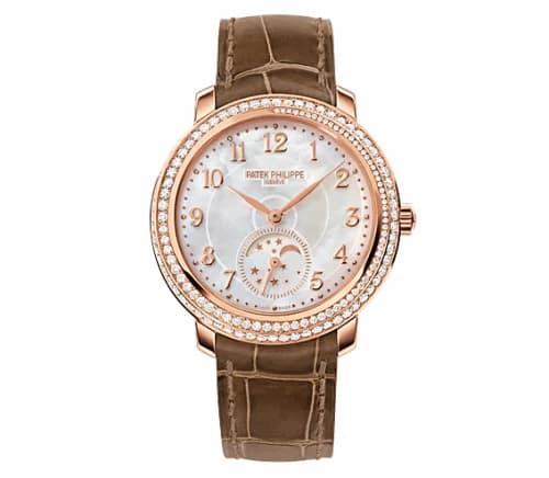 Patek Philippe Moonphase 4968 Rose Gold / White Mother of Pearl 4968R-001