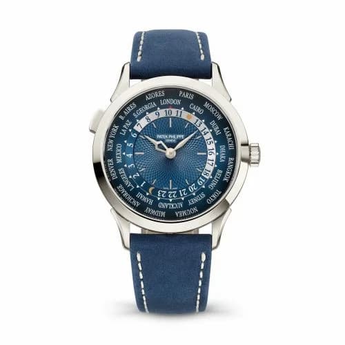 Patek Philippe World Time 5230 Platinum / Blue 5230P-001 — фото часов Patek Philippe World Time 5230 Platinum / Blue 5230P-001 — фото часов
