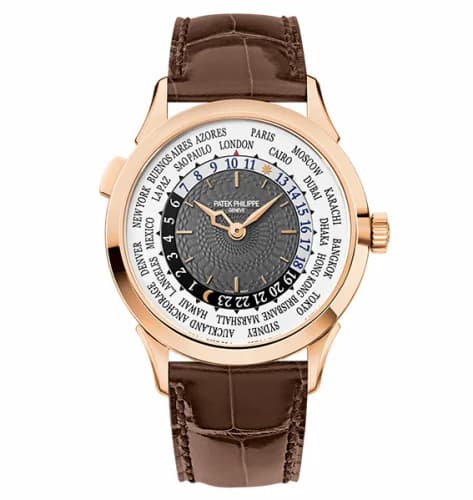 Patek Philippe World Time 5230R Rose Gold / Grey / Hong Kong 5230R-001