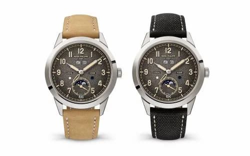 Patek Philippe Calatrava Annual Calendar Travel Time White Gold / Charcoal 5326G-001