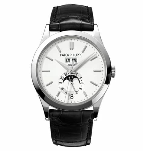 Patek Philippe Annual Calendar 5396 White Gold / Silver 5396G-011 — фото часов Patek Philippe Annual Calendar 5396 White Gold / Silver 5396G-011 — фото часов
