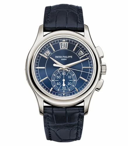 Patek Philippe Annual Calendar Chronograph 5905 Platinum / Blue 5905P-001