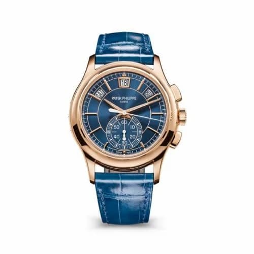 Patek Philippe Annual Calendar Chronograph 5905 Rose Gold / Blue 5905R-010