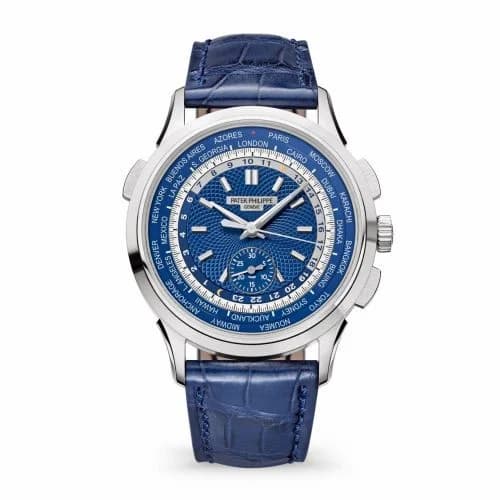 Patek Philippe World Time Chronograph 5930 White Gold / Blue / Beijing 5930G-010