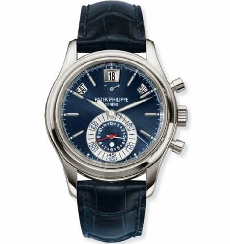 Patek Philippe Annual Calendar Chronograph 5960 Platinum / Blue 5960P-015