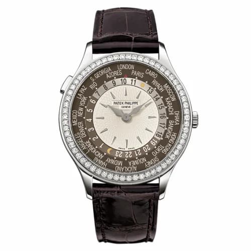 Patek Philippe World Time 7130 White Gold / Brown 7130G-010 — фото часов Patek Philippe World Time 7130 White Gold / Brown 7130G-010 — фото часов