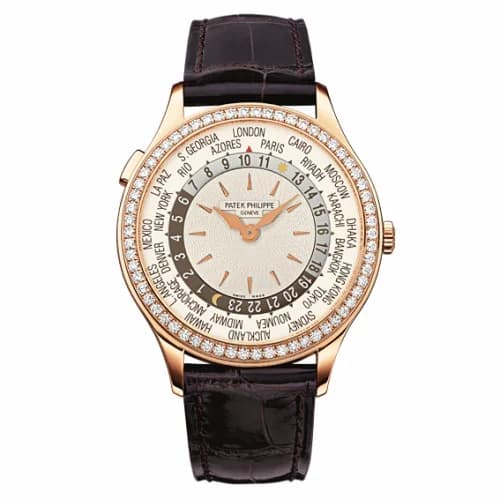 Patek Philippe World Time 7130 Rose Gold / Silver / Hong Kong 7130R-001 — фото часов Patek Philippe World Time 7130 Rose Gold / Silver / Hong Kong 7130R-001 — фото часов