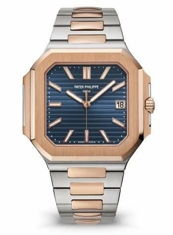Patek Philippe Cubitus Date 45 Stainless Steel - Rose Gold / Blue 5821/1AR-001 — фото часов Patek Philippe Cubitus Date 45 Stainless Steel - Rose Gold / Blue 5821/1AR-001 — фото часов
