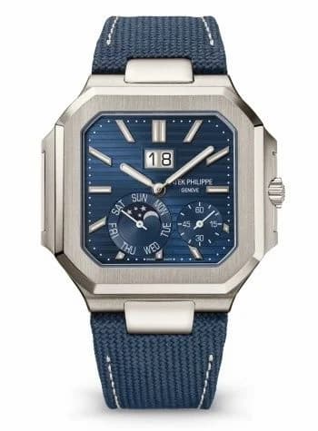 Patek Philippe Cubitus Instantaneous Grand Date Platinum / Blue 5822P-001