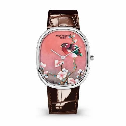 Patek Philippe Golden Ellipse 5738 White Gold / Japanese Prints 5738/50G-010 — фото часов Patek Philippe Golden Ellipse 5738 White Gold / Japanese Prints 5738/50G-010 — фото часов