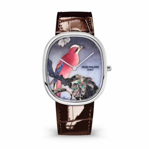 Patek Philippe Golden Ellipse 5738 White Gold / Japanese Prints 5738/50G-011 — фото часов Patek Philippe Golden Ellipse 5738 White Gold / Japanese Prints 5738/50G-011 — фото часов