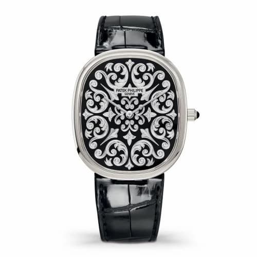 Patek Philippe Golden Ellipse 5738 Platinum / Volute 5738/50P-001 — фото часов Patek Philippe Golden Ellipse 5738 Platinum / Volute 5738/50P-001 — фото часов