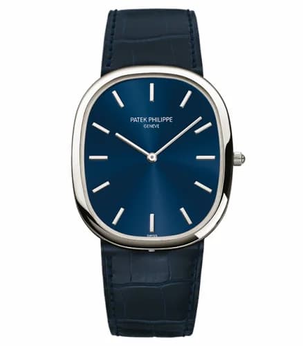 Patek Philippe Golden Ellipse 5738 Platinum / Blue 5738P-001 — фото часов Patek Philippe Golden Ellipse 5738 Platinum / Blue 5738P-001 — фото часов